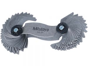 Mitutoyo Thread Pitch Gauge 0.4-7mm 4-42 TPI 60° 188-151
