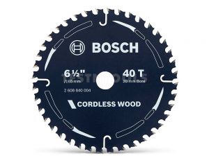 Bosch Circular Saw Blade for Wood 165mm 6.5" 40T 2608840004 IS