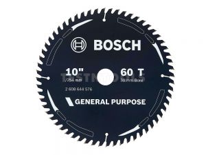 Bosch Circular Saw Blade GP for Wood 254mm 10" 60T 2608644576