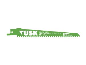 Tusk Sabre Saw Blade For Timber with Nails 150mm 5 Piece TRB150TN