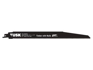 Tusk TCT Sabre Saw Blade For Timber with Nails 300mm TRB300TNT