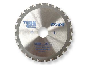 Tusk Tungsten Carbide Blade for Aluminum 125mm TACH125