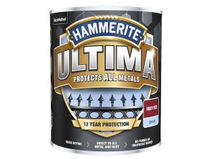 Hammerite Ultima Metal Smooth Ruby Red 750ml PAIUS-075R