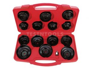 AmPro Oil Filter Wrench Set Cup 65mm - 100mm 14 Piece WREO-T75871