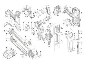 Bosch GSK18V2-LI Spare Part Number 4 - DC Motor 18V 2610009780