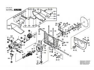 Bosch GTS10J Spare Part Number 3 - Armature 230V 1619P03278