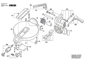 Bosch PCM1800 Spare Part Number 875 - Laser 1619PA0503