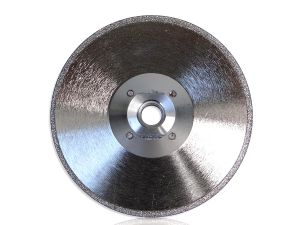 Tusk Electroplate CG Blade with Flange 125mm TCEF125