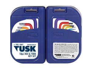 Tusk Hex & Torx Key Set 18 Piece TKS18HT