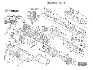Bosch GBH2-18E Spare Part Number 826 - Hammer Piston