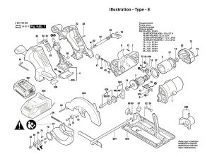 Bosch GKS18V-LI Spare Part Number 4 - Electronic Module