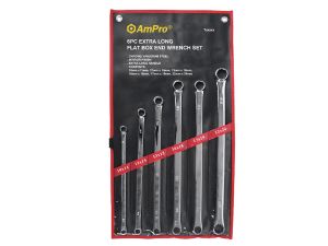 AmPro Double Box End Wrench Set 10mm - 19mm 6 Piece WREO-T42461