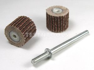 Desic Flapwheel 12mm 240 Grit 2 Pieces And Mandrel