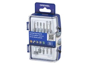 Dremel 729 Carving and Engraving Micro Kit 11 Piece 729-02 26150729AB