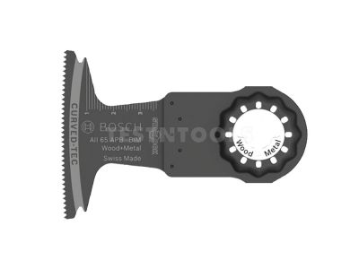 Bosch Starlock Multi-tool Bi-Metal Plunge Cut Blade For Wood & Metal 65mm x 40mm 1ERAII65APB 2608664910