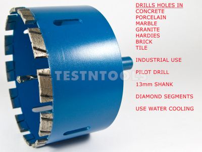 Desic Diamond Core Drill Holesaw With Pilot 90mm