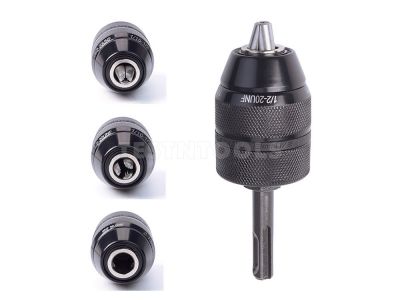 Sanou 13mm 3-Jaw Keyless Chuck With SDS Adapter