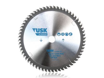 Tusk Tungsten Carbide Blade for Aluminum 185mm TACH18560T