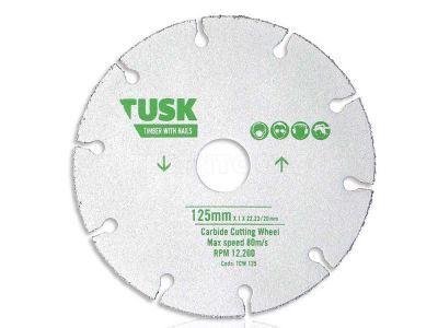 Tusk Carbide Cutting Wheel 125mm TCW125