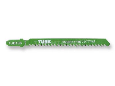 Tusk Jigsaw Blade for Timber 100mm 10TPI Reverse Tooth 2 Piece TJB108