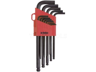 Felo Ballpoint Hex Wrench Set 0.05 - 3/8" 13 Pack WREH-BLX13