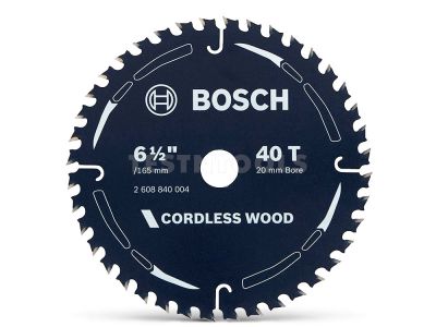 Bosch Circular Saw Blade for Wood 165mm 6.5" 40T 2608840004