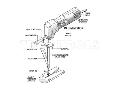 Consew Foam Rubber Cutter Tool Only CFC-M