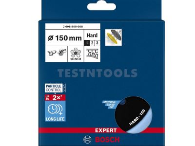 Bosch GET75-150 Hook And Loop Backing Pad 150mm Hard IS