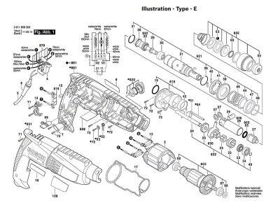 Bosch GBH2-18E Spare Part Number 826 - Hammer Piston