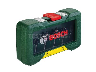 Bosch Router Bit Set 6 Piece 1/4" Shank 2607019462