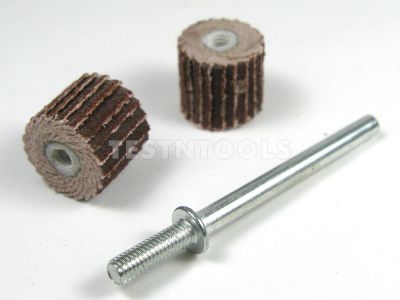 Desic Flapwheel 10mm 320 Grit 2 Pieces And Mandrel