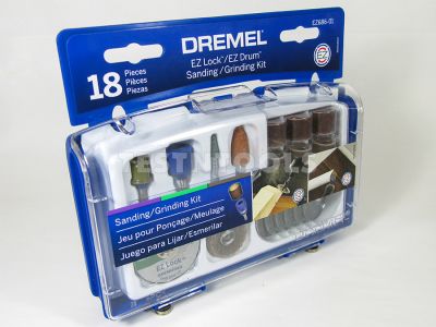 Dremel EZ Lock Sanding And Grinding Kit 18 Piece EZ686 2615E686AA