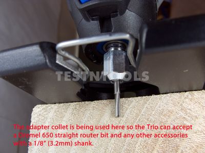 Dremel Trio Collet Adapter For 1/8" (3.2mm) Shank Accessories