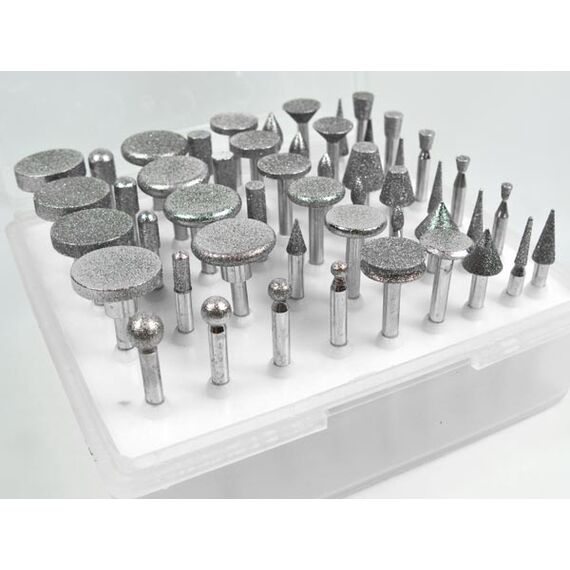 DESIC DIAMOND CARVING BURRS 50 PIECES 120G BIG HEAD