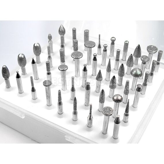 DESIC DIAMOND CARVING BURRS 50 PIECES 40G SMALL HEAD