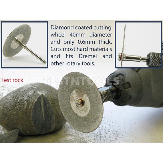DESIC DIAMOND COATED CUTTING WHEELS 40MM 3 PIECE SET