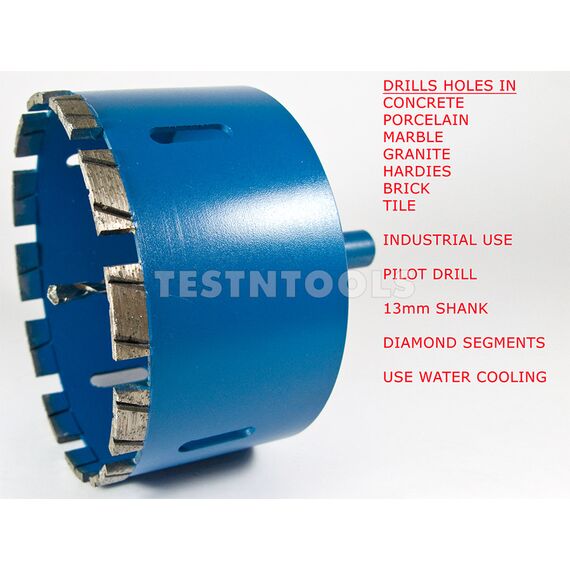 DESIC DIAMOND CORE DRILL HOLESAW WITH PILOT 85MM