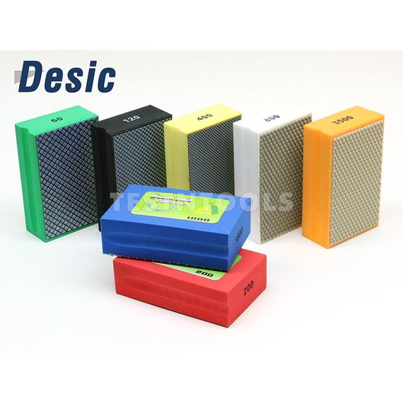 DESIC DIAMOND HAND POLISHING PAD SET 7 PIECES