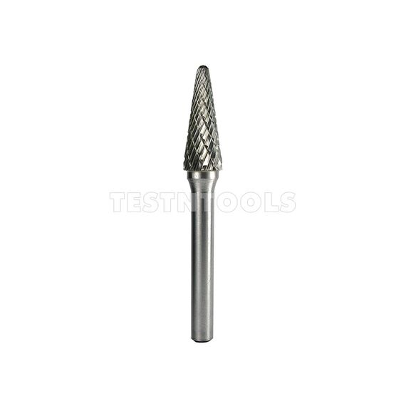 DESIC TUNGSTEN CARBIDE BURR 6MM X 10MM TAPER RADIUS