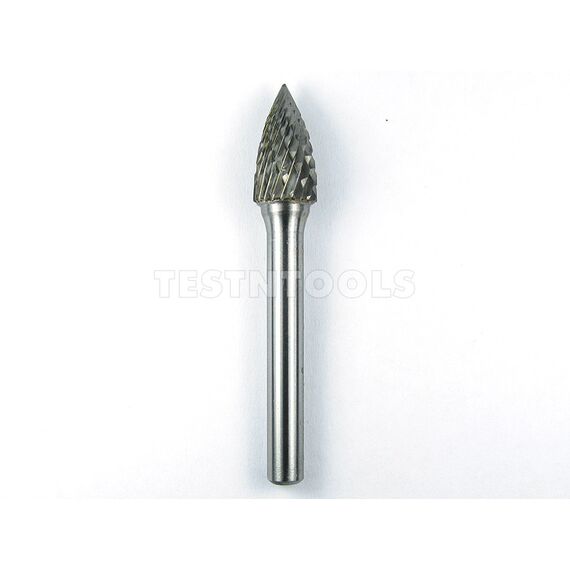 DESIC TUNGSTEN CARBIDE BURR 6MM X 10MM TREE POINTED