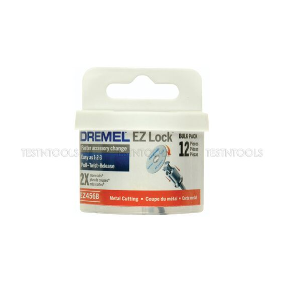 DREMEL EZ LOCK METAL CUT-OFF WHEELS 38MM 12 PACK EZ456B 2615E456AF