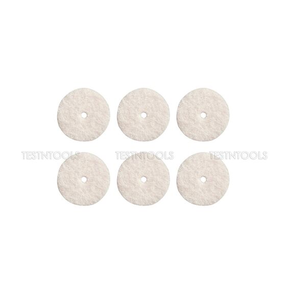 DREMEL FELT POLISHING WHEELS 12.7MM 6 PACK 414 2615000414