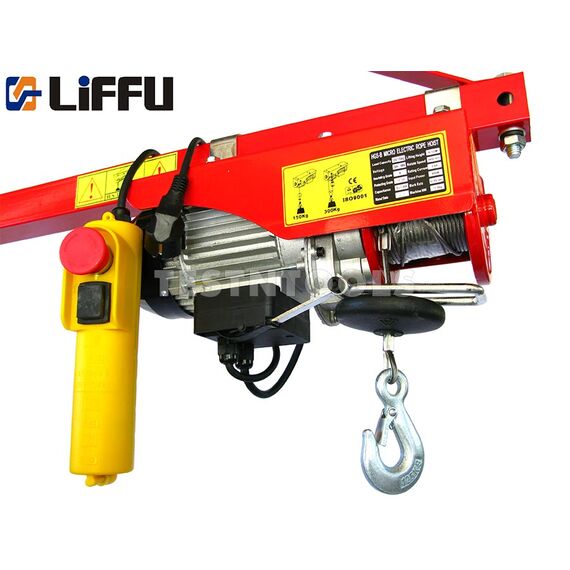 LIFFU ELECTRIC HOIST 230V WIRE ROPE 18M 800KG PA800
