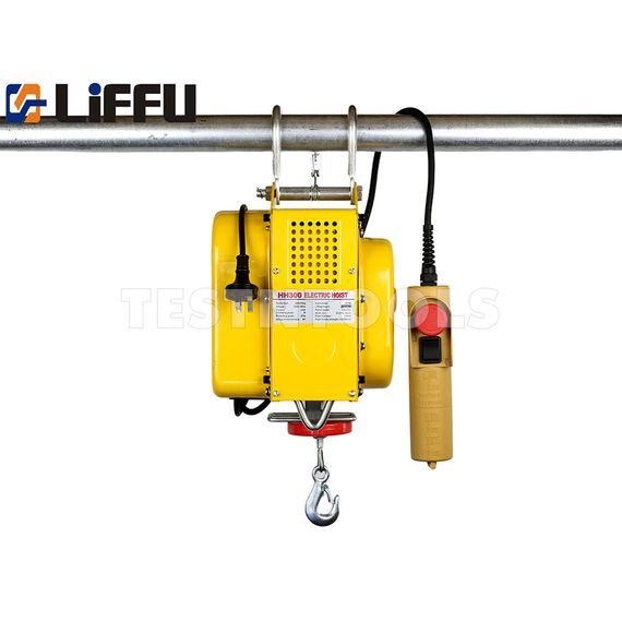 LIFFU ELECTRIC SCAFFOLD HOIST 230V WIRE ROPE 18M 300KG HH300