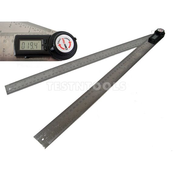 SINSUI DIGITAL ANGLE RULER 500MM 360 DEGREES