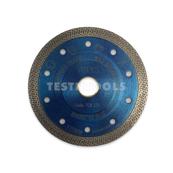 TUSK DIAMOND BLADE CONTINUOUS TILE 125MM TCB125