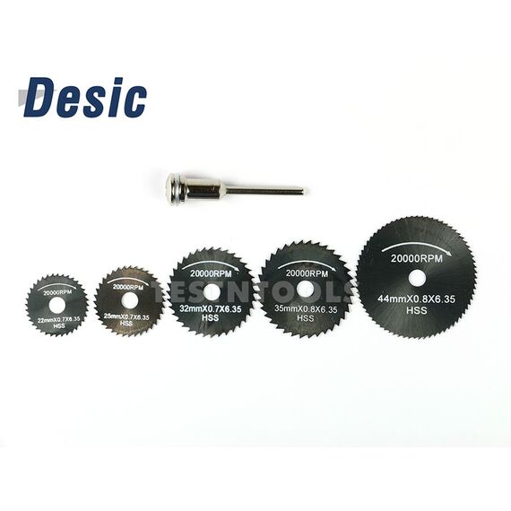 DESIC MINI SAW BLADES FOR DREMEL 22-44MM 6 PIECE SET