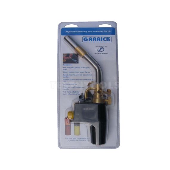 GARRICK BRAZING AND SOLDERING TORCH FOR MAPP GAS TORCH-MAPP