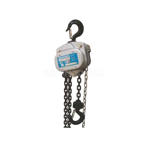 GARRICK LOAD LIMIT CHAIN BLOCK 3T X 3M GCBLL0303