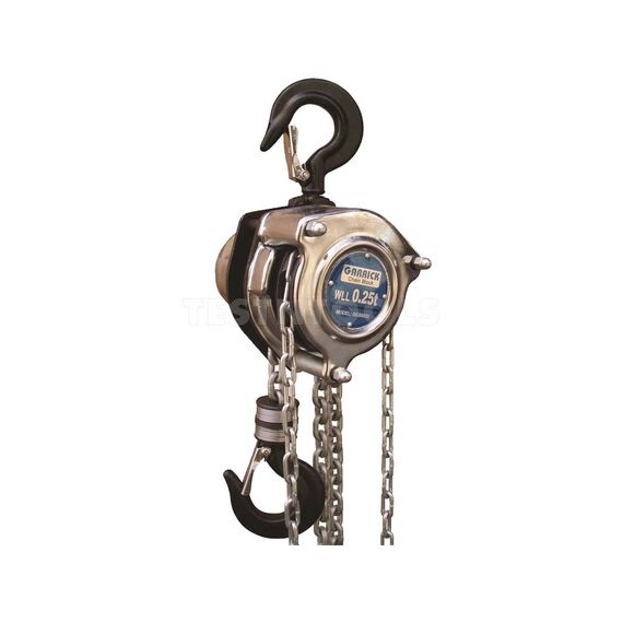 GARRICK MINI CHAIN BLOCK 0.25T X 2M GCB0022